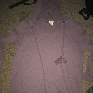 Faded Glory size L long sleeve hooded shirt